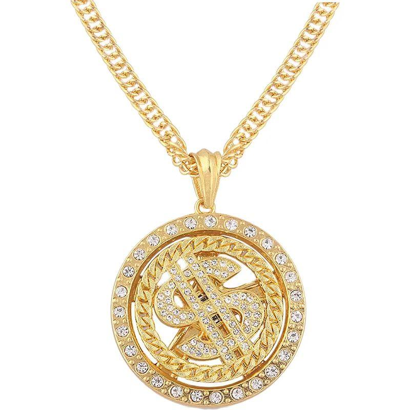 Diamond Dollar Sign" Cuban Link Pendant Necklace: The Ultimate Flex Piece