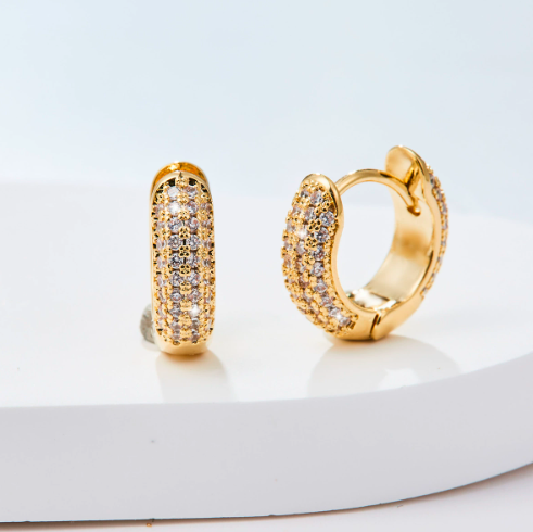 Mini Huggie Hoop Earrings (3 Styles): Versatile Sparkle for Every Vibe