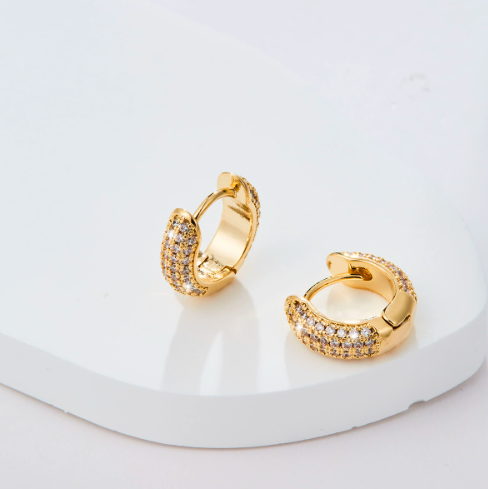 Mini Huggie Hoop Earrings (3 Styles): Versatile Sparkle for Every Vibe