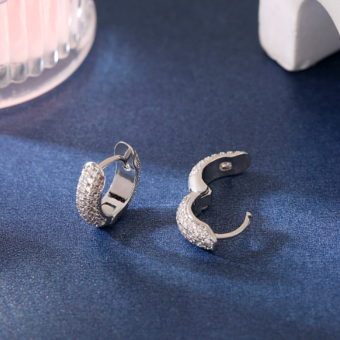 Mini Huggie Hoop Earrings (3 Styles): Versatile Sparkle for Every Vibe