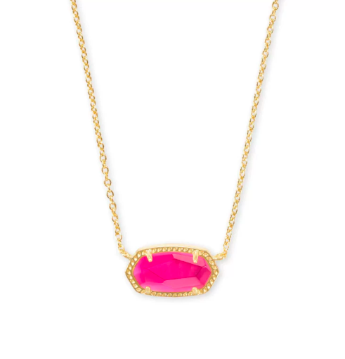 Vibrant Gemstone Pendant Necklaces (3 Hues): Bold Color for Effortless Style