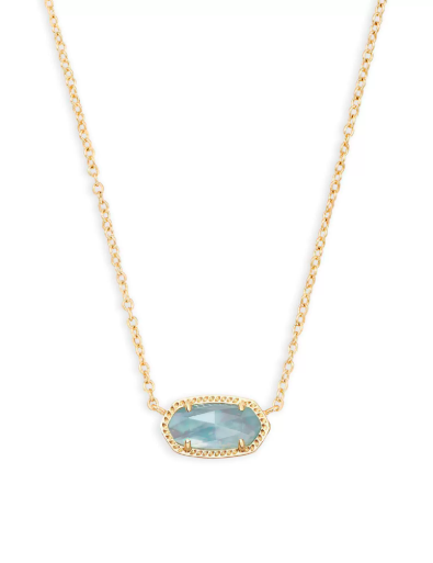 Vibrant Gemstone Pendant Necklaces (3 Hues): Bold Color for Effortless Style