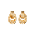 Twisted Gold Hoop Earrings: Bold Retro Style for Modern Looks