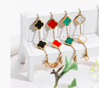 Clover Motif Bracelet: Dainty Luck & Elegance for Daily Wear
