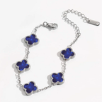 Clover Motif Bracelet: Dainty Luck & Elegance for Daily Wear