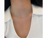 Product: Dainty Starburst Station Necklace (2-Tone Options)