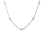 Product: Dainty Starburst Station Necklace (2-Tone Options)