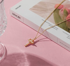 Regal Cross & Crown Pendant Necklace – Timeless Elegance Redefined