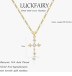 Geometric Cross Pendant Necklace – Modern Faith, Timeless Shine