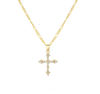 Geometric Cross Pendant Necklace – Modern Faith, Timeless Shine