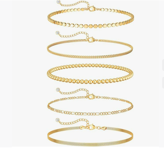 4-Piece Chain Bracelet Set – Mix & Match for Effortless Edge