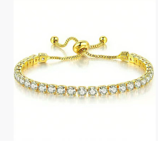 Adjustable Sparkle Bracelet – Effortless Luxury for Every Wrist