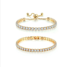 Adjustable Sparkle Bracelet – Effortless Luxury for Every Wrist