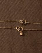 Duo Charm Holder Necklace