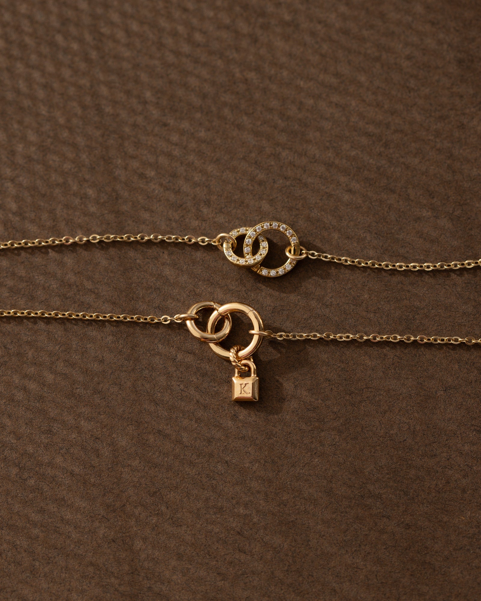 Duo Charm Holder Necklace