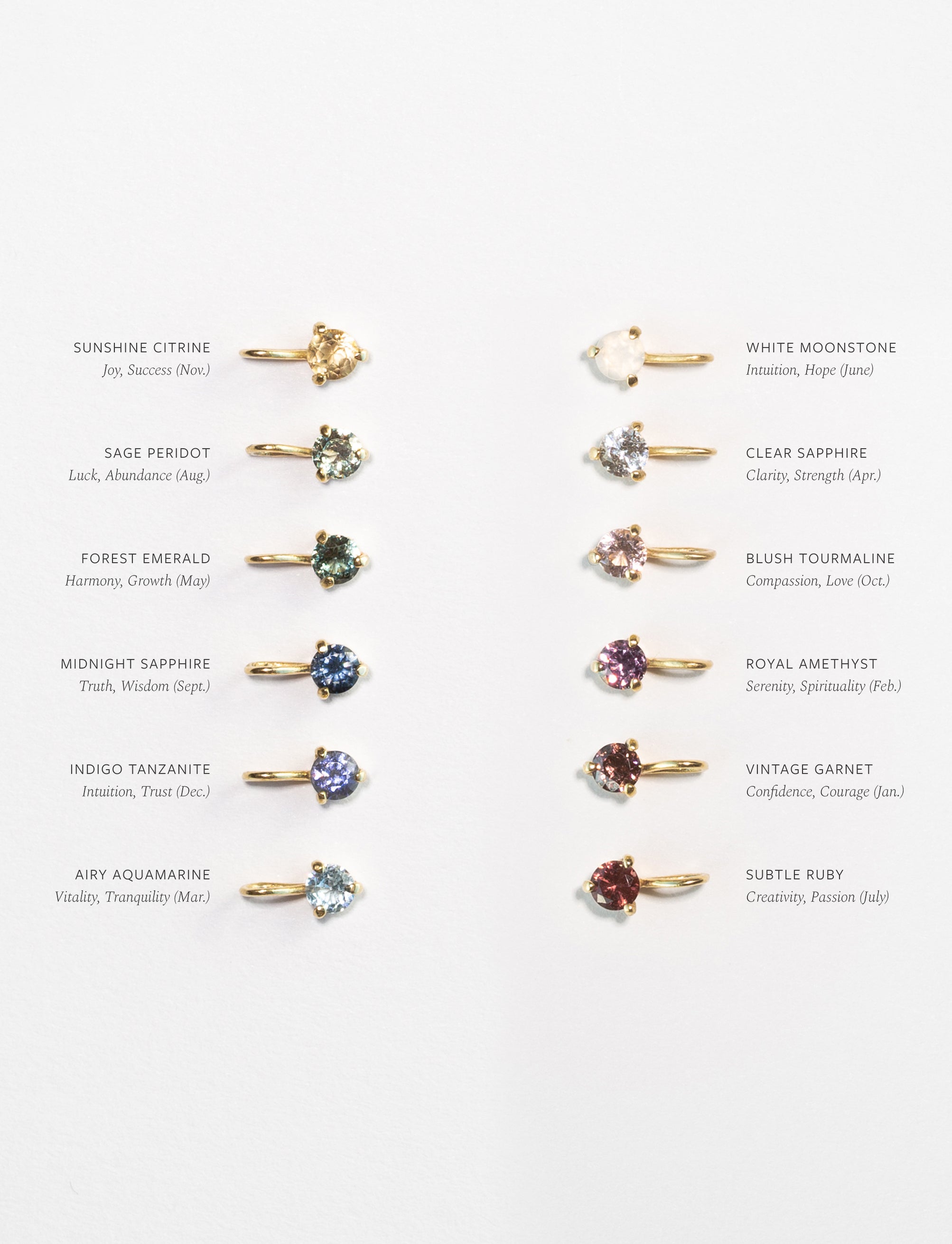 Gold Toi et Moi Necklace